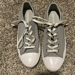 White and Gray converse
